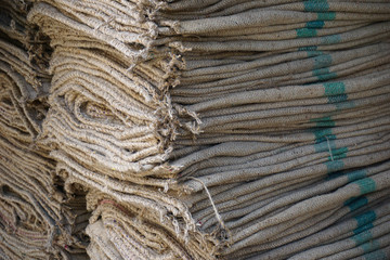 Crushed Sack  Woven, Close-up
