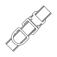 Vector design of mountaineering and peak sign. Set of mountaineering and camp stock symbol for web.