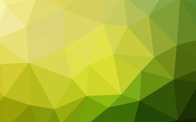 Dark BLUE vector gradient triangles pattern.