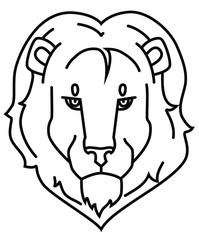 Lion head logo