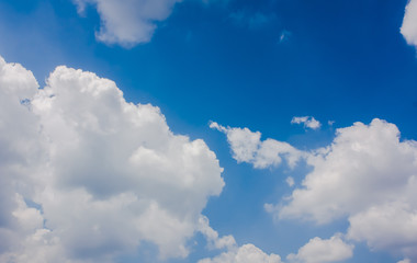 sky blue white background