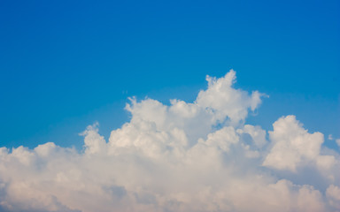 sky blue white background