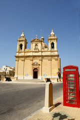Corpus Christi Church  in Għasri, in Gozo, Malta   © robnaw