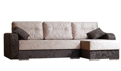 Obraz premium sofa isolated on white background