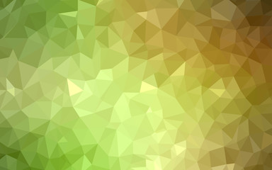 Fototapeta na wymiar Light Green, Red vector polygon abstract backdrop.