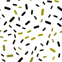 Dark Green, Yellow vector seamless background with straight lines.