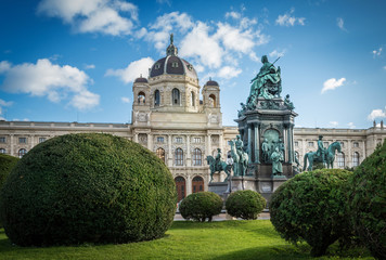 Obraz premium Pomnik Marii Teresy w Wiedniu, Austria.