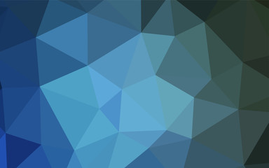 Light BLUE vector polygonal pattern.