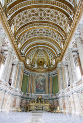 Royal Palace of Caserta-indoor-chapel - obrazy, fototapety, plakaty
