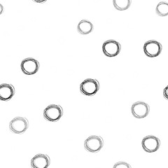 Light Multicolor vector seamless backdrop with dots.