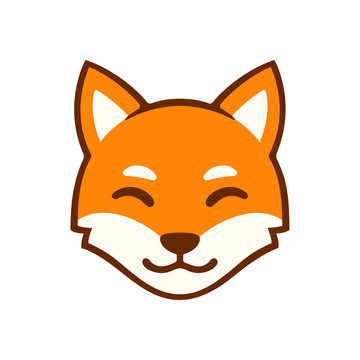 Cartoon Fox Face Logo