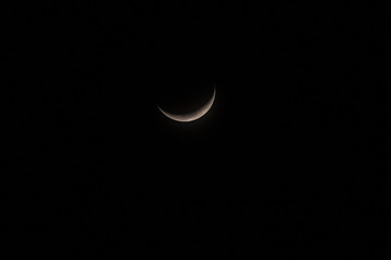 Crescent Moon on October 6, 2018