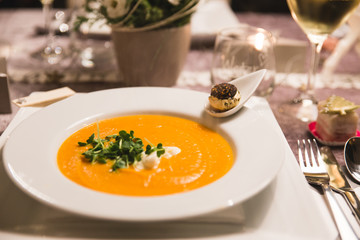 Mango Kürbis Suppe, Weihnachten