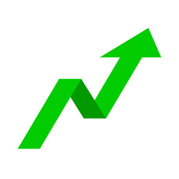 arrow growth graphic icon