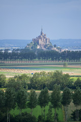 Les polders en baie du Mont Saint-Michel 