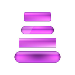 vector web buttons set