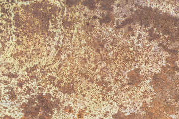background of rusty iron antique. Dark worn rusty metal texture background.
