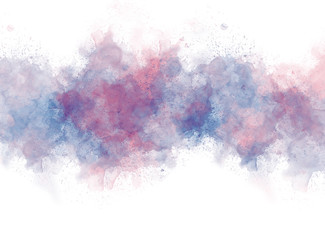 Abstract beautiful Colorful watercolor illustration painting background and backdrop.