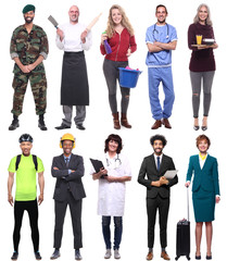 Obraz premium Group of people with different professions