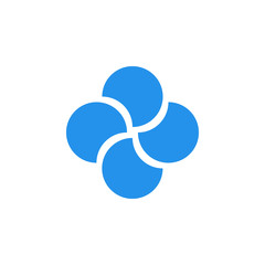 Quatrefoil abstract logo
