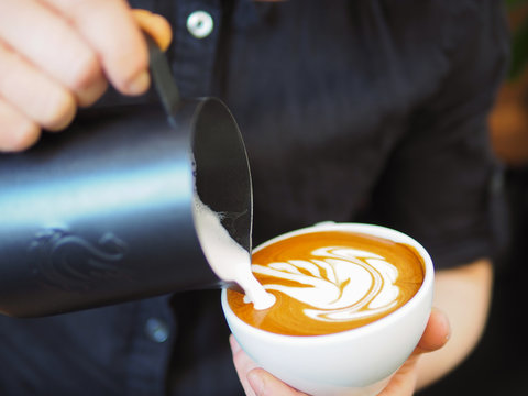 Swan Latte art