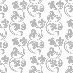 Floral seamless pattern leaves
