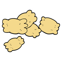 hand drawn doodle style cartoon pasta