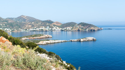 Bay at the Northern coast of Crete near the village of Bali