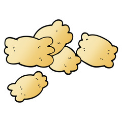 vector gradient illustration cartoon pasta