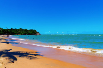 beach in Bahia, Porto Seguro, Brazil