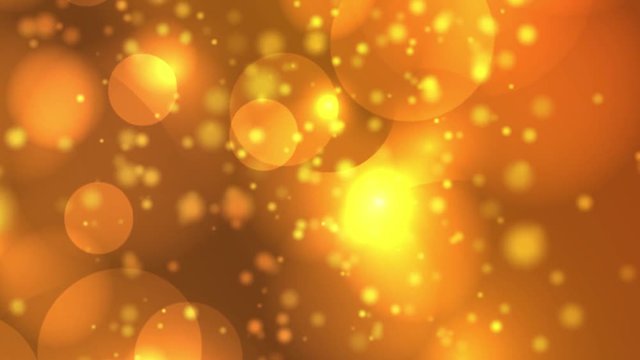 yellow orange background hexagonal lights bokeh