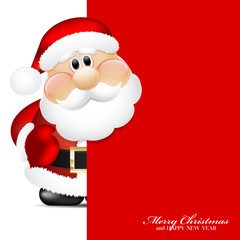 Santa Claus. Happy New Year 2019