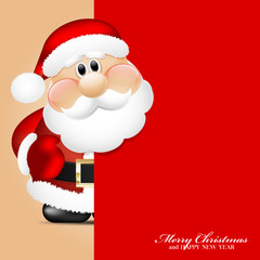 Santa Claus. Merry Christmas and Happy New Year.