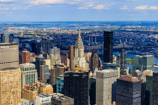 Vue de Manhattan depuis l'Empire State Building, New York City