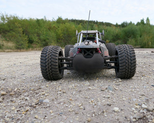 Modelbau RC Auto RC-Car Detail benzin Verbrenner Großmodell 1:5