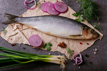 Salted herring 
