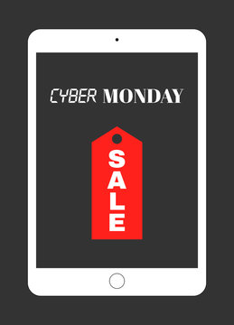 Vector Cyber Monday Sale banner