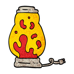 grunge textured illustration cartoon lava lamp