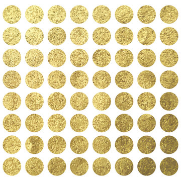 Vector golden circle pattern 