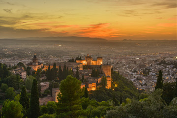 Panoramica de la Alhambra
