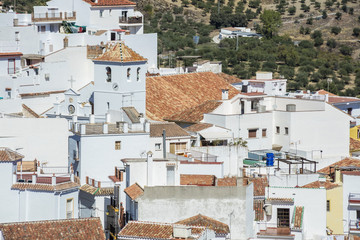 Monda is a beautiful and white village in Malaga province, Spain