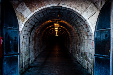 Fototapeta na wymiar Tunnel zum Kehlsteinhaus am Obersalzberg