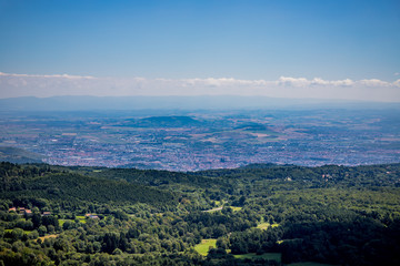 Fototapeta na wymiar Randonnée au Puy Pariou en Auvergne