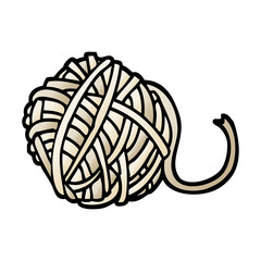 vector gradient illustration cartoon ball of string