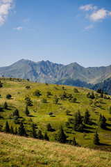 Paysage autour du Puy de Sancy et du Mont Dore en Auvergne