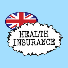 Word writing text Health Insurance. Business concept for coverage that pays for medical and surgical expenses .