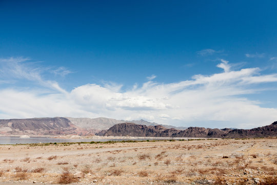 landscape in the desert