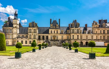 Crédence de cuisine en verre imprimé Paris Fontainebleau palace (Chateau de Fontainebleau), France
