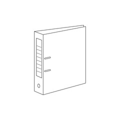 Folder for the documents papers icon file