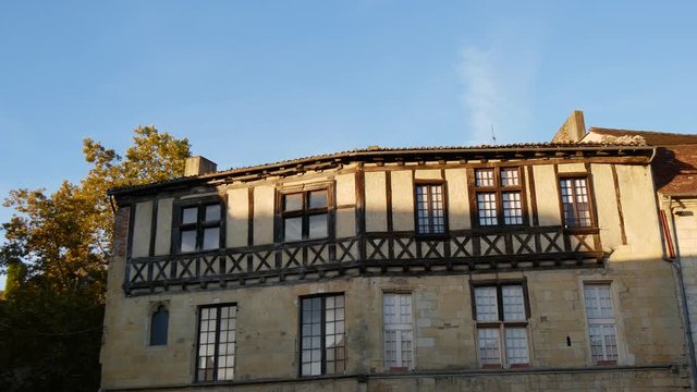 Old historic city center, Bergerac, France